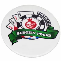 Значок покер 43мм