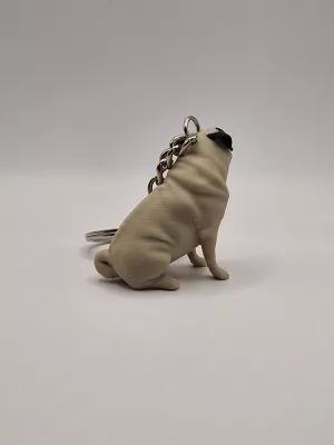 Брелок 3d "Мопс"