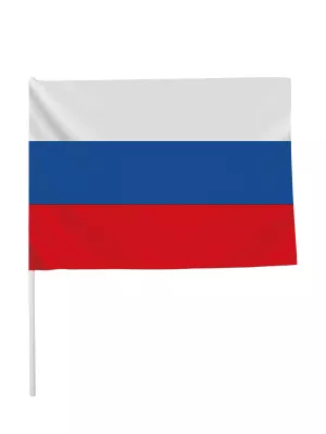 Флажок российский двухсторонний - FL12