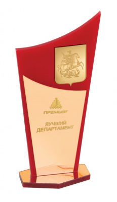 Приз - PS1451 - 26 см - Красный/золото